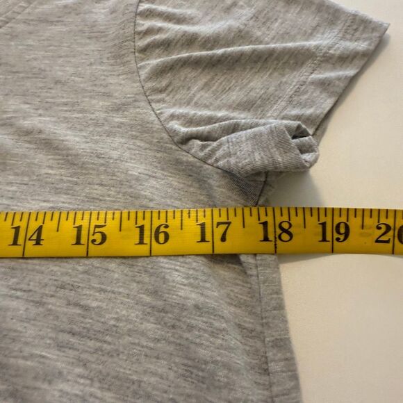 Caite Heather Gray High Low Swing Dress Size S Casual - Picture 4 of 8